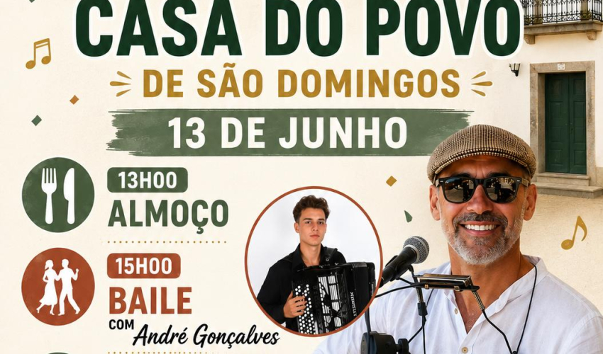 84º Aniversário da Casa do Povo de São Domingos - Convite 